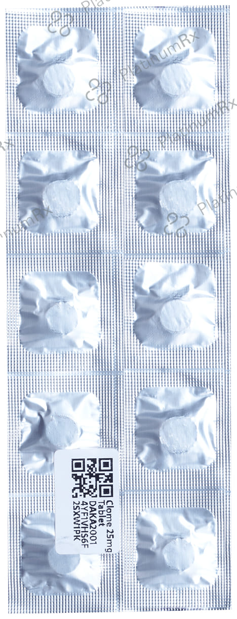 Clome 25mg Tablet 10s