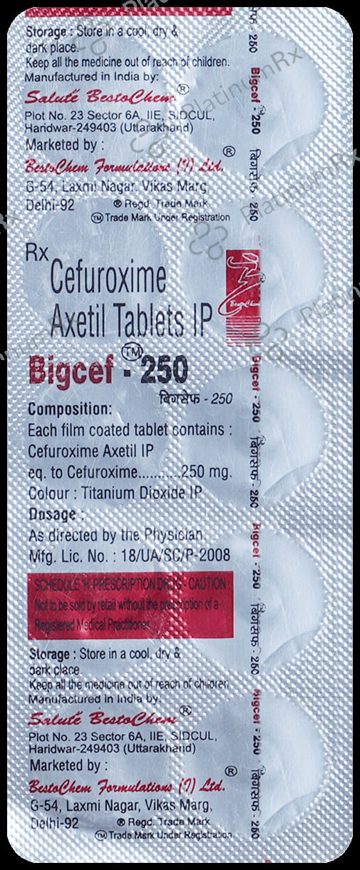 Bigcef 250 Tablet