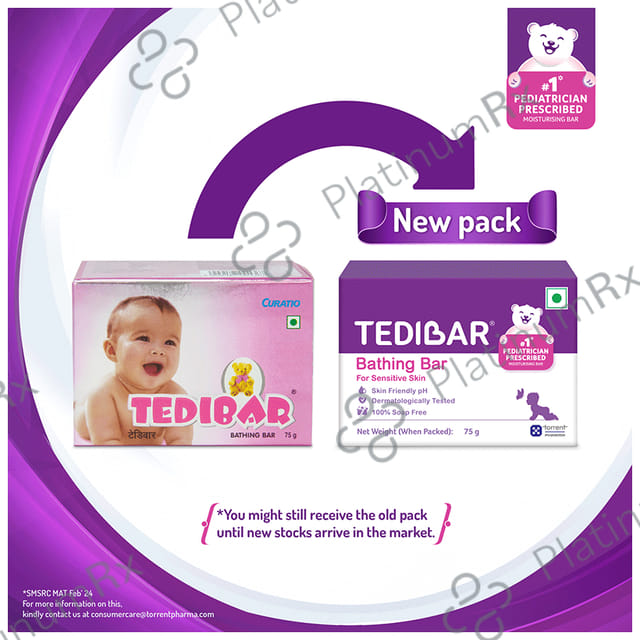 Tedibar Baby Bathing Soap 75gm
