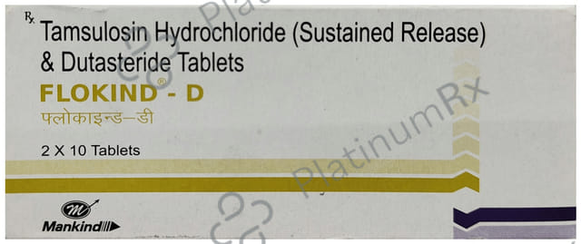 Flokind D 0.4/0.5mg Tablet 10s