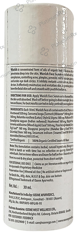 Wanish Face Serum