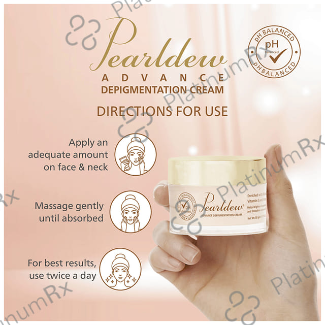 Pearldew Advance Depigmentation Cream (50gm Each) 2 jar