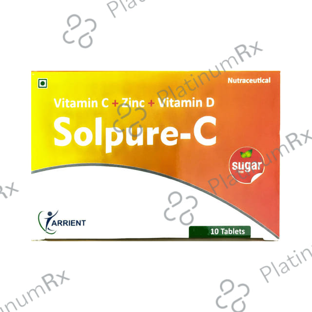 Solpure-C Chewable Tablet Sugar Free