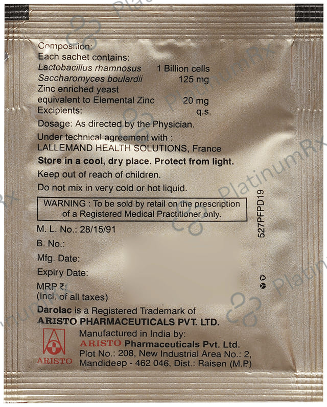 Darolac Z Sachet 2gm