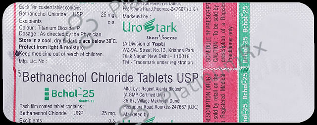 Bchol 25mg Tablet 10 tablets Tablet Tycoon Pharmaceuticals Pvt Ltd
