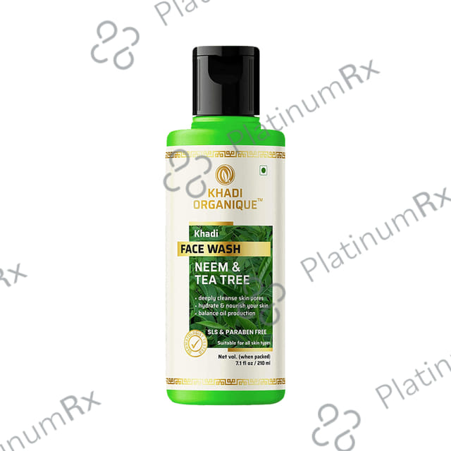 Khadi Organique Khadi Face Wash Neem and Teatree SLS Paraben Free