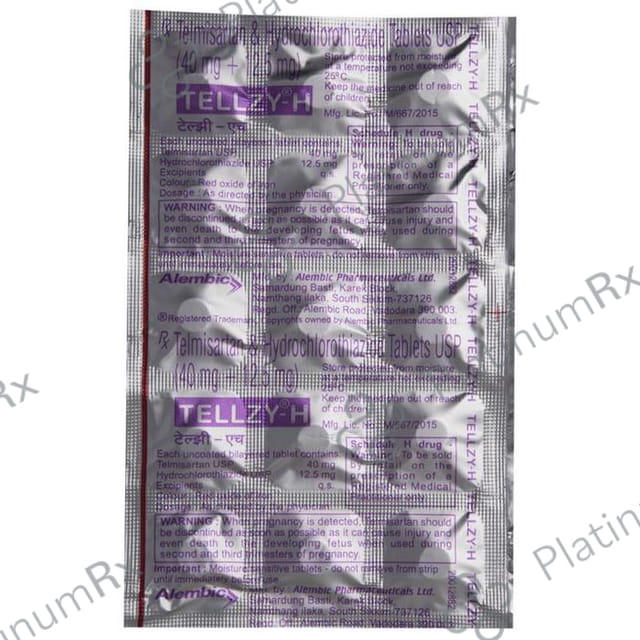 Tellzy H 12.5/40mg Tablet 15s