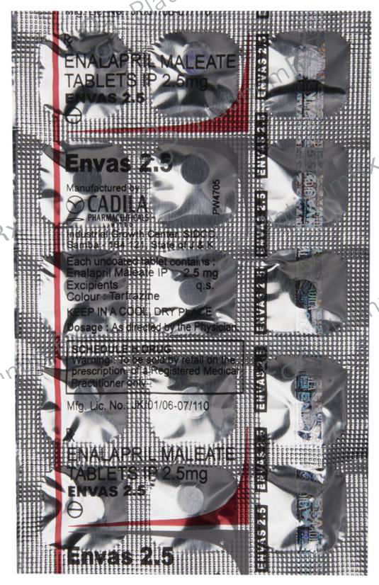 Envas 2.5mg Tablet 15s