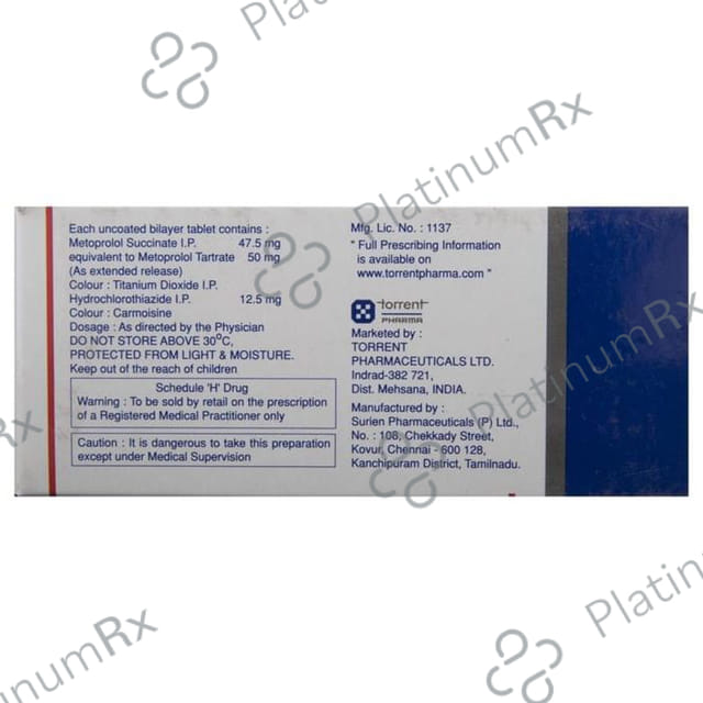 Metocard H 12.5/50mg Tablet ER 10s