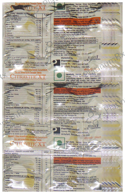 Citravite XT Chewable Tablet 15s