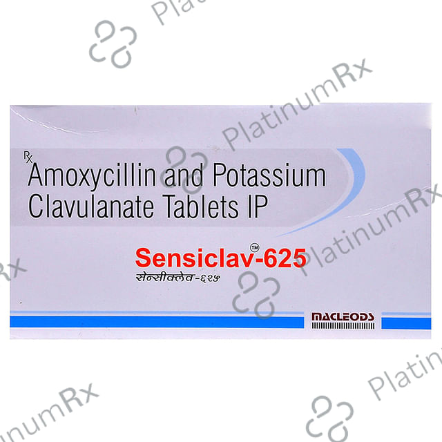 Sensiclav 625mg Tablet 10s