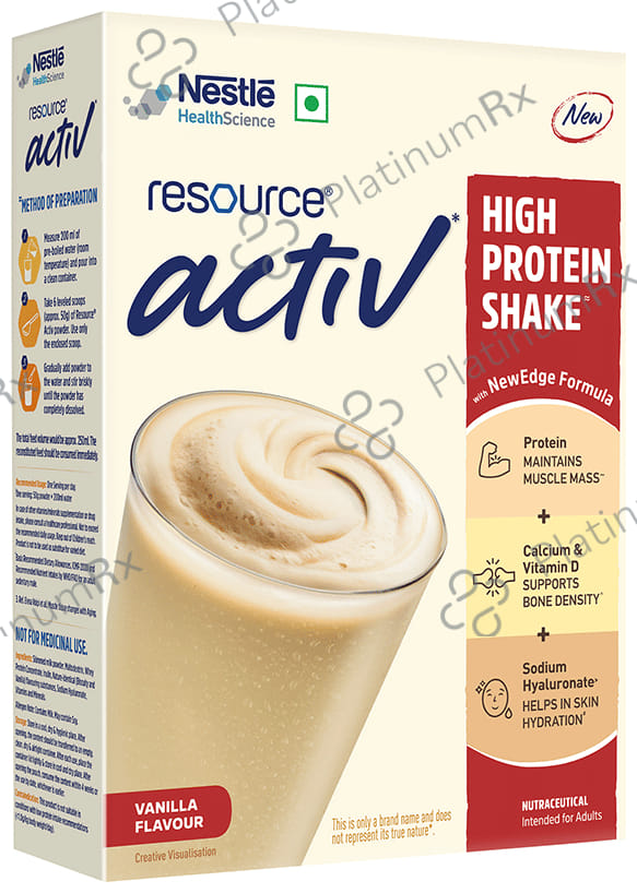Nestle Resource Activ High Protein Shake Powder 400gm