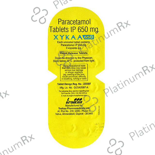 Xykaa 650 Tablet