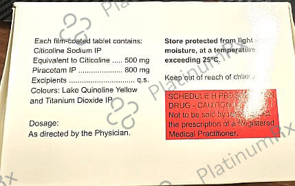 Citisure P 500/800mg Tablet 10s