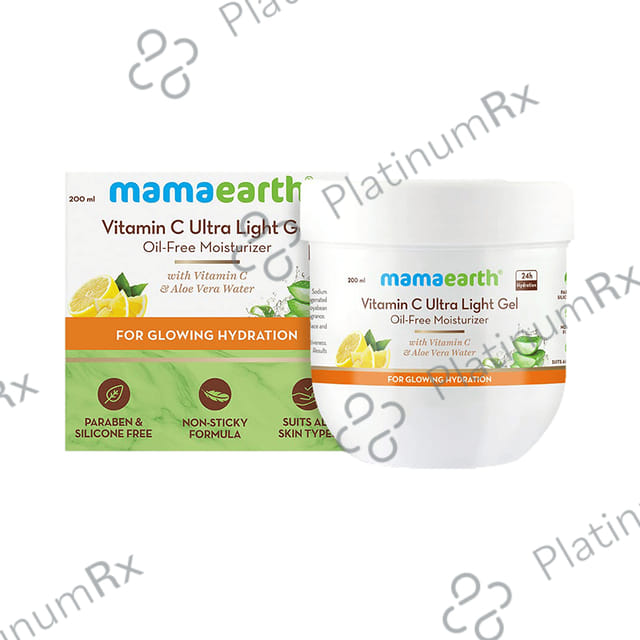 Mamaearth Vitamin C Ultra Light Gel Oil Free Moisturizer 200ml