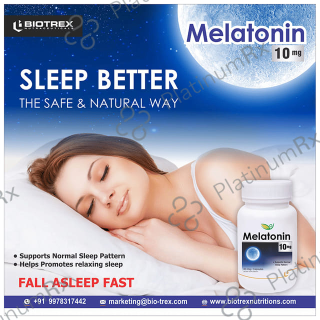 Biotrex Melatonin 10mg Veg Capsule