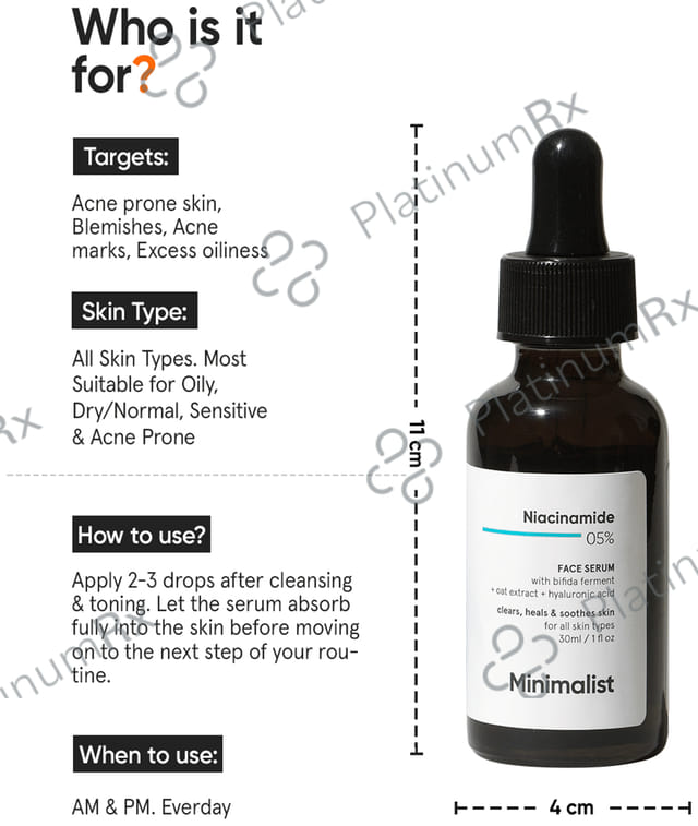 Minimalist 05% Niacinamide Face Serum 30ml