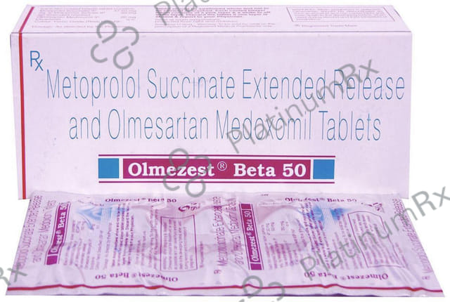 Olmezest Beta 50/20mg Tablet ER 10s