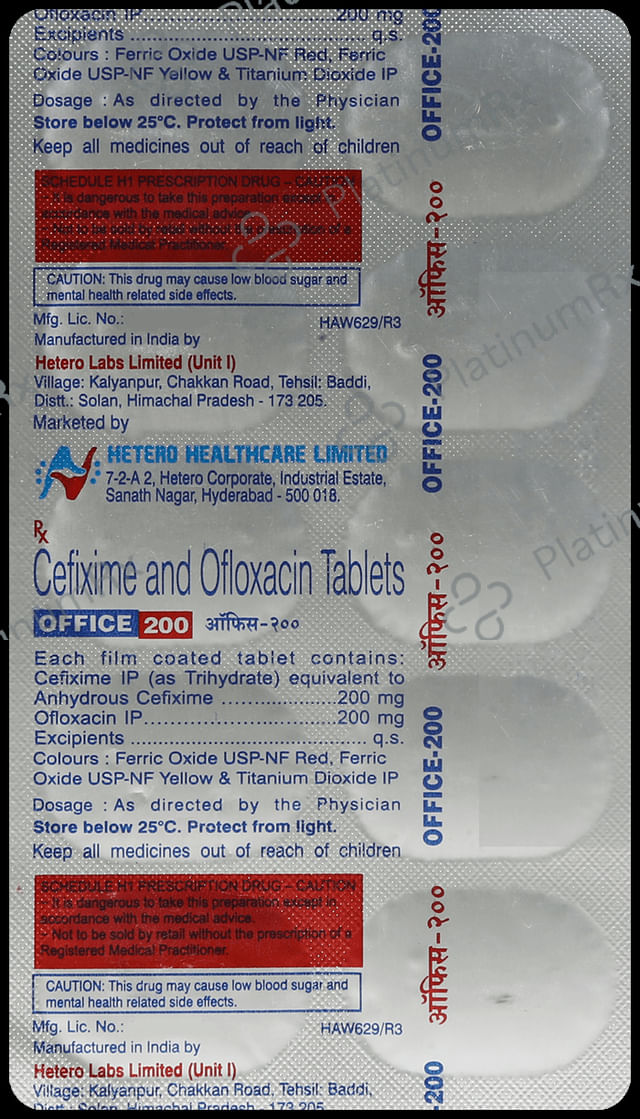 Office 200/200mg Tablet 10s