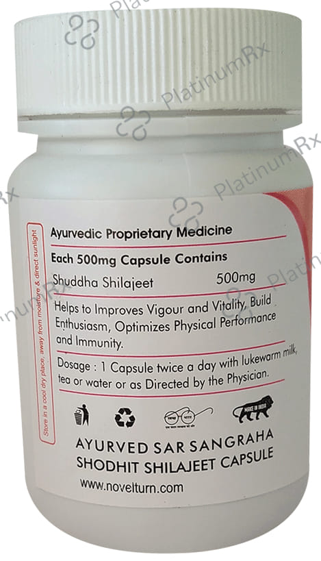 Shilajeet 500mg Capsule 30s