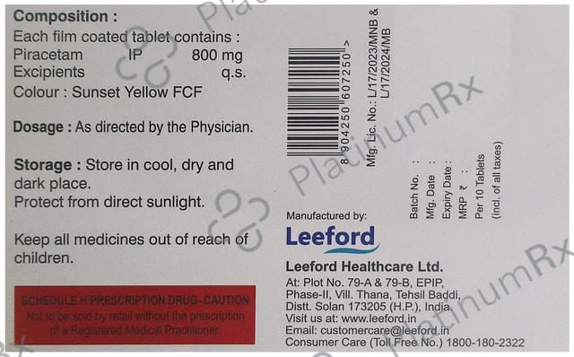 Mentoplast 800mg Tablet 10s