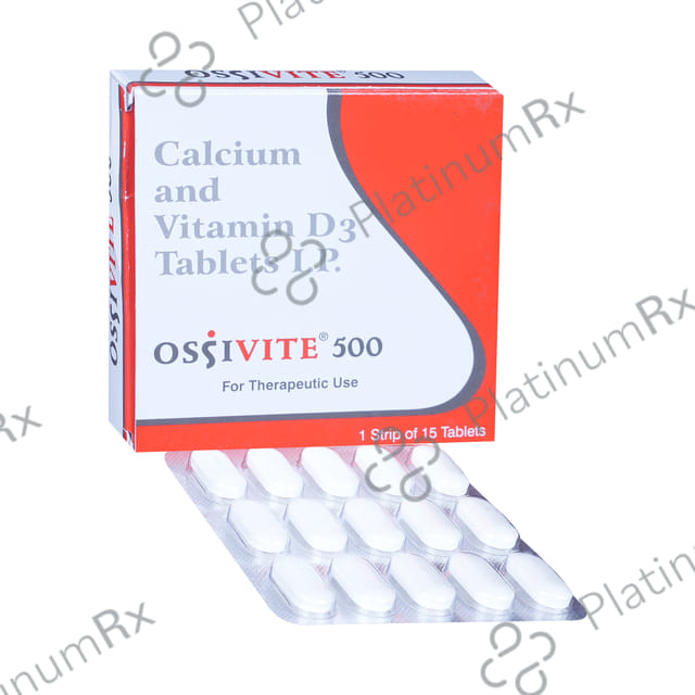 Ossivite 500mg/250IU Tablet 15s