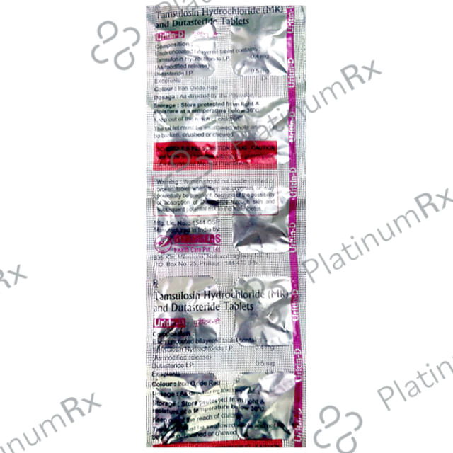 Uritin D 0.4/0.5mg Tablet MR 10s