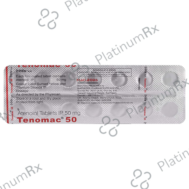 Tenomac 50mg Tablet 14s