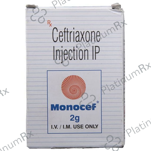 Monocef 2000mg Injection 2ml