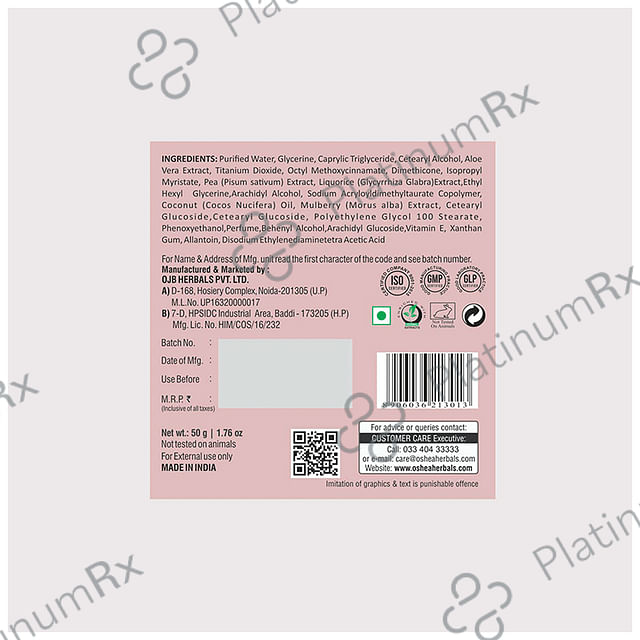Oshea Herbals Cocowhite Whitening Cream