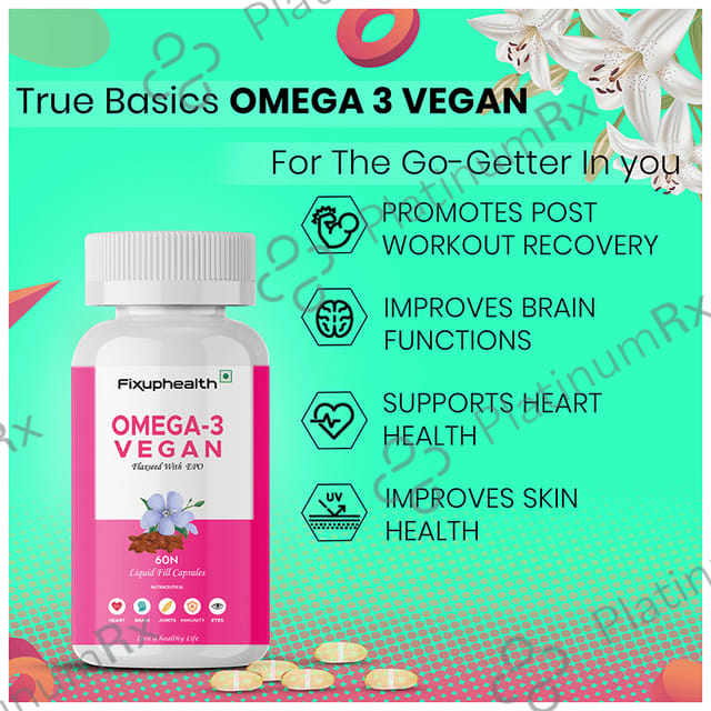 Fixuphealth Omega 3 Vegan Capsule 60s