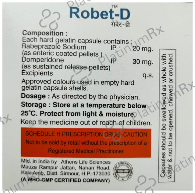 Robet D 30mg/20mg Capsule SR