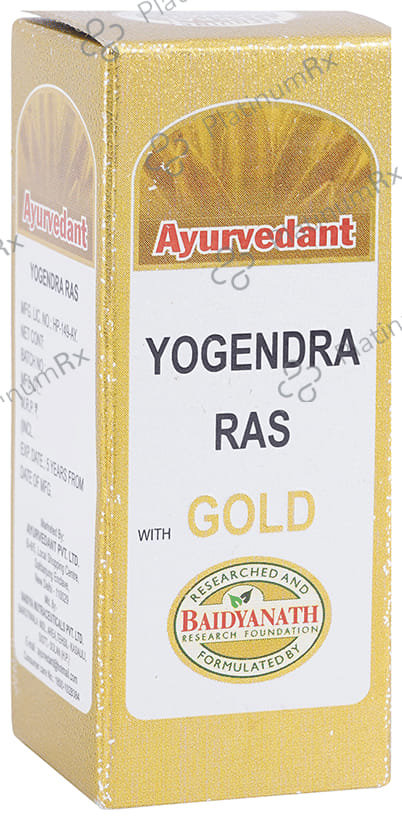 Baidyanath Ayurvedant Yogendra Ras with Gold Tablet 10 tablets
