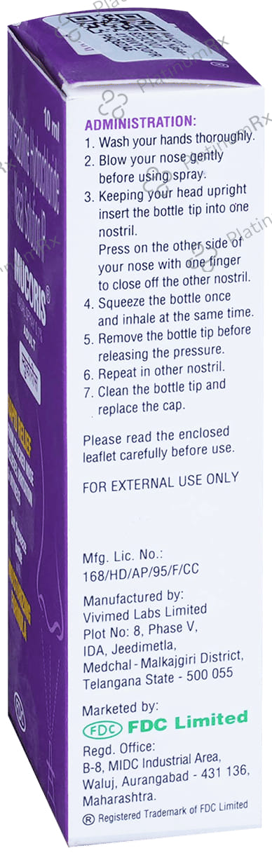 Mucoris Adult Nasal Spray