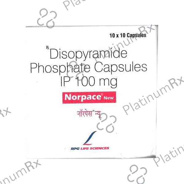 Norpace New 100mg Capsule 10s
