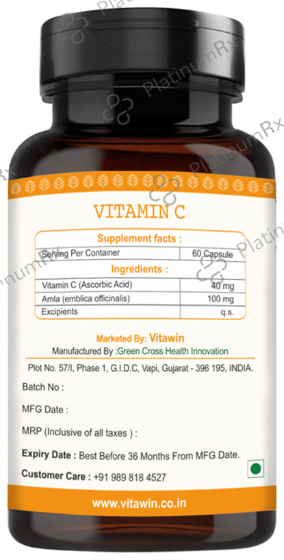 Vitawin Vitamin C Vegetarian Capsule
