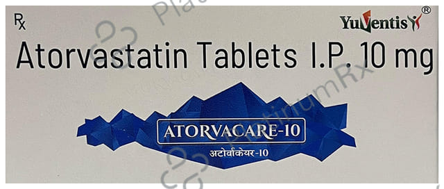 Atorvacare 10mg Tablet 10s