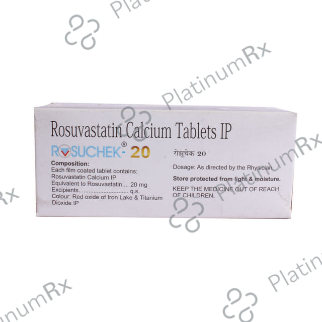 Rosuchek 20mg Tablet