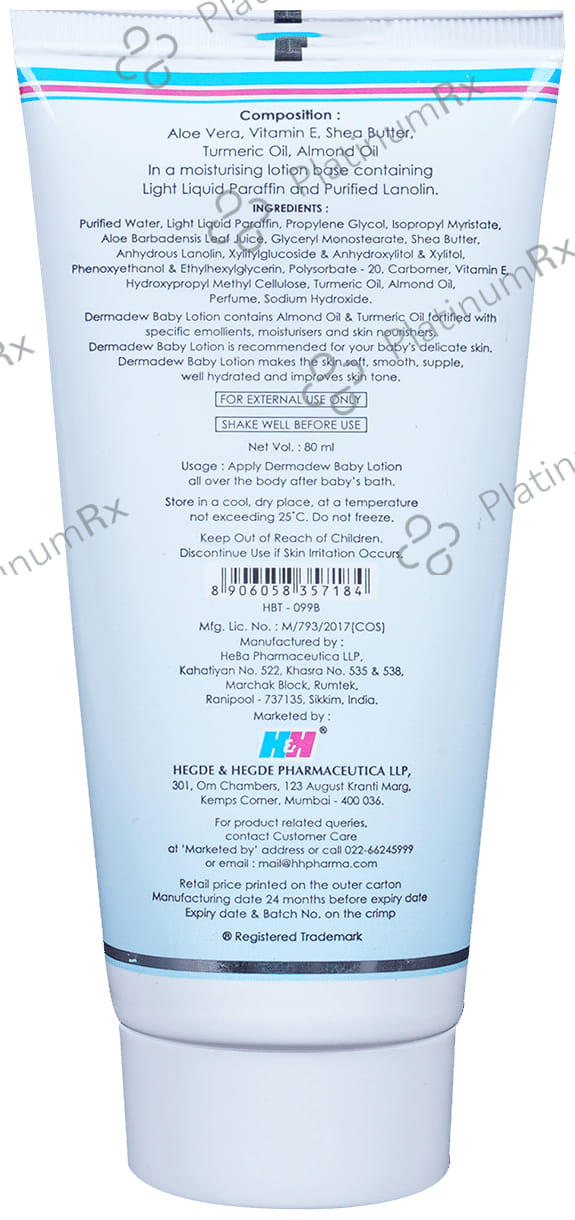 Dermadew Baby Lotion 80ml