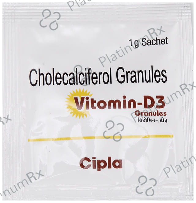 Vitomin D3 60000IU Granules 1gm