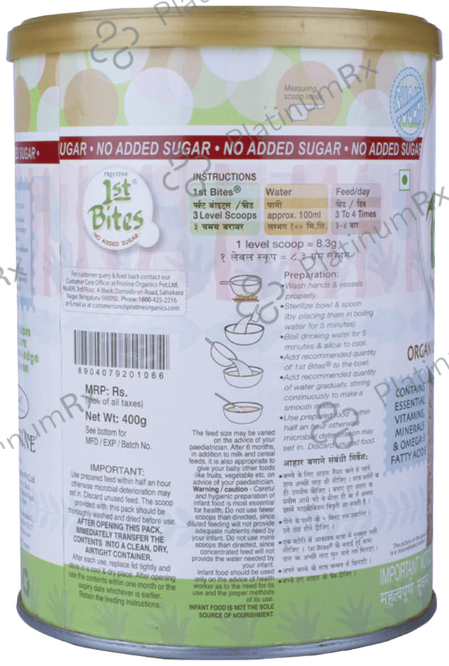 Pristine 1st Bites (6 Months 24 Months) Powder 400gm