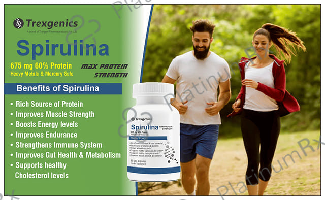 Trexgenics Spirulina Veg Capsule