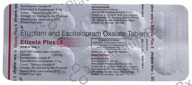 Etizola Plus 5 Tablet 10s