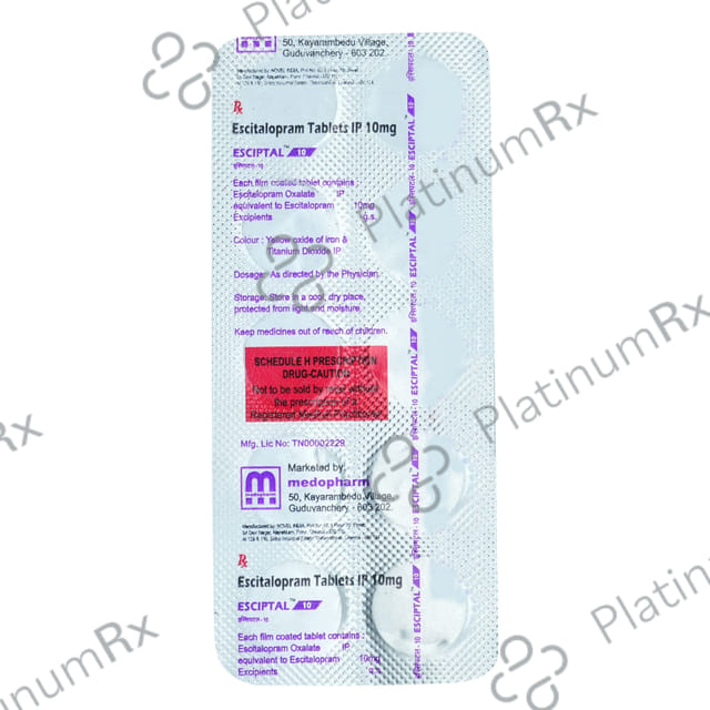 Esciptal 10 Tablet