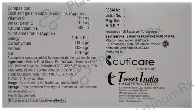 Evitee 400mg Soft Gelatin Capsule 10s