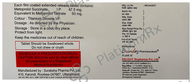 Metroactil 50 Tablet ER