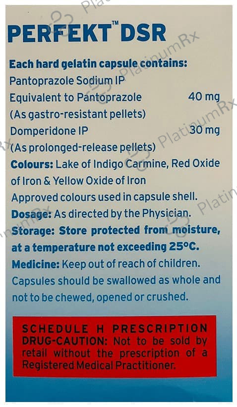 Perfekt DSR 40/30mg Capsule 15s