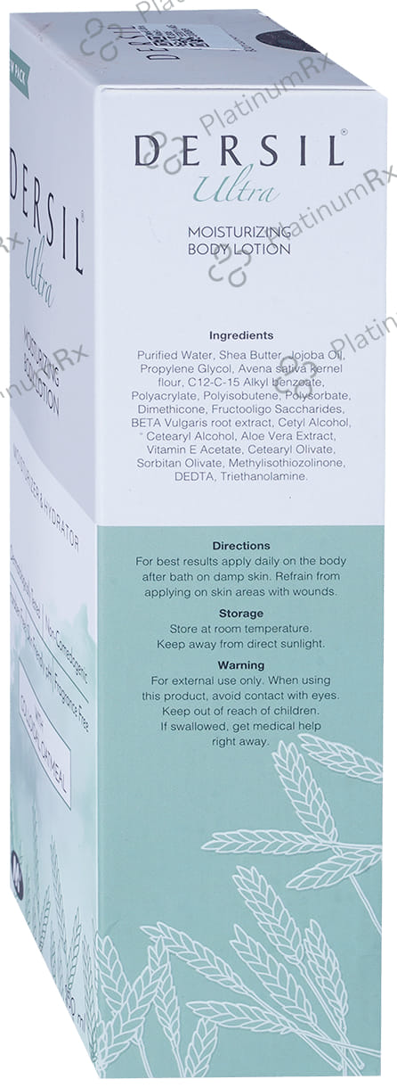 Dersil Ultra Moisturizing Body Lotion 250ml
