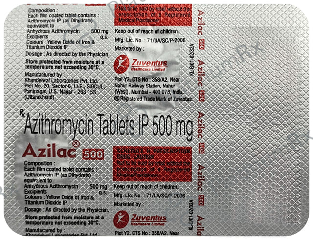 Azilac 500mg Tablet 3s