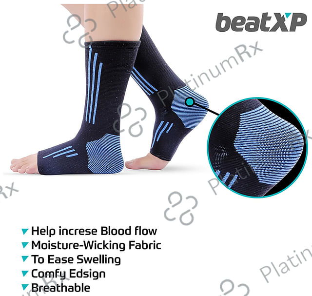 beatXP Ankle Support for Comfortable Ankle Positioning and Pain Relief Small GHVORTKNG008